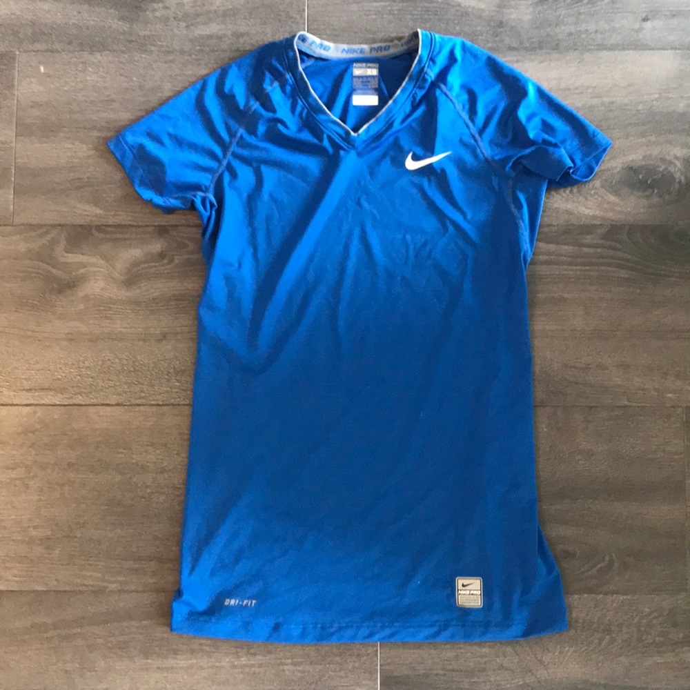 Blue Nike Athletic Top